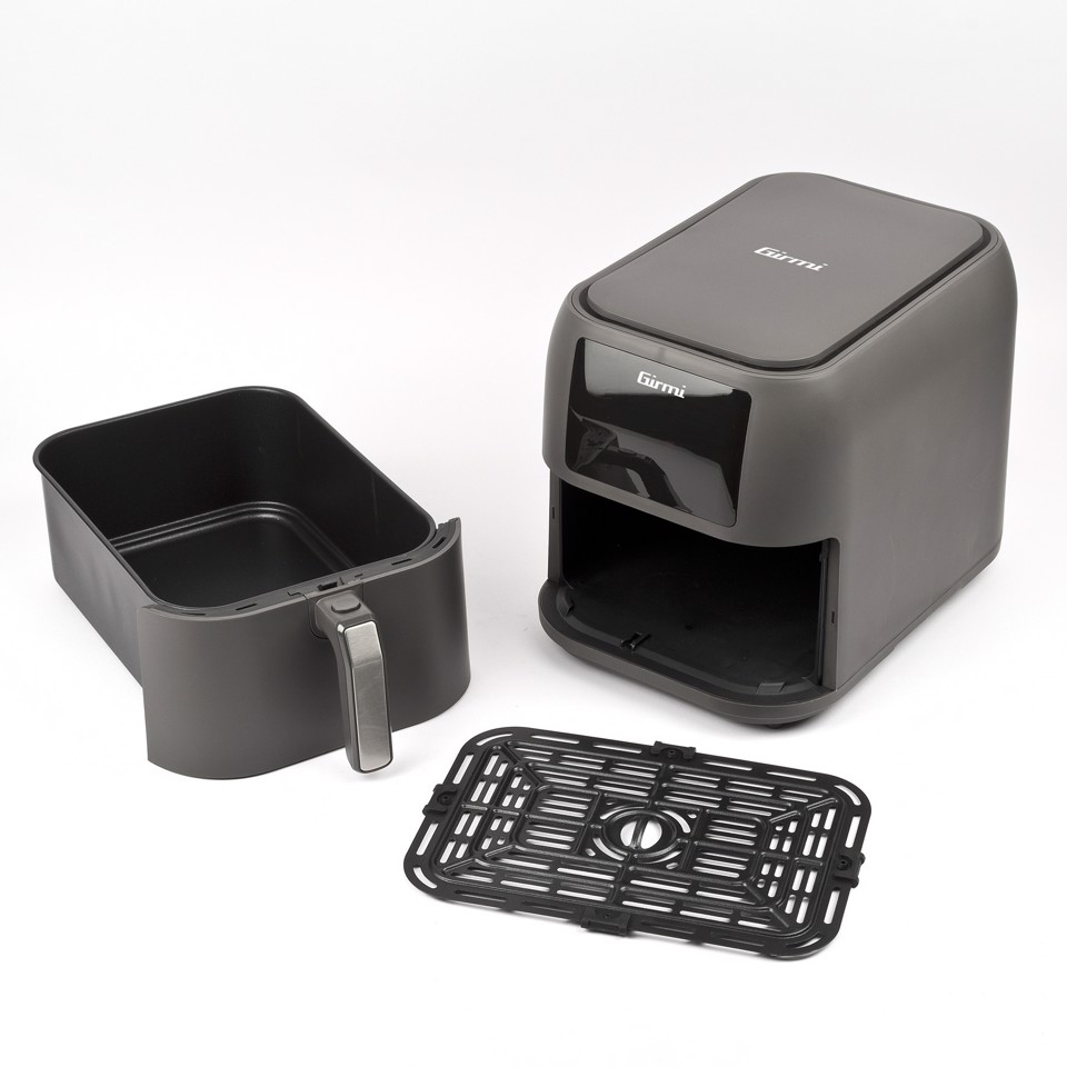 Girmi Friggitrice ad Aria 1700W 8 Litri digitale e con Ricettario ECOFRIT DEEP