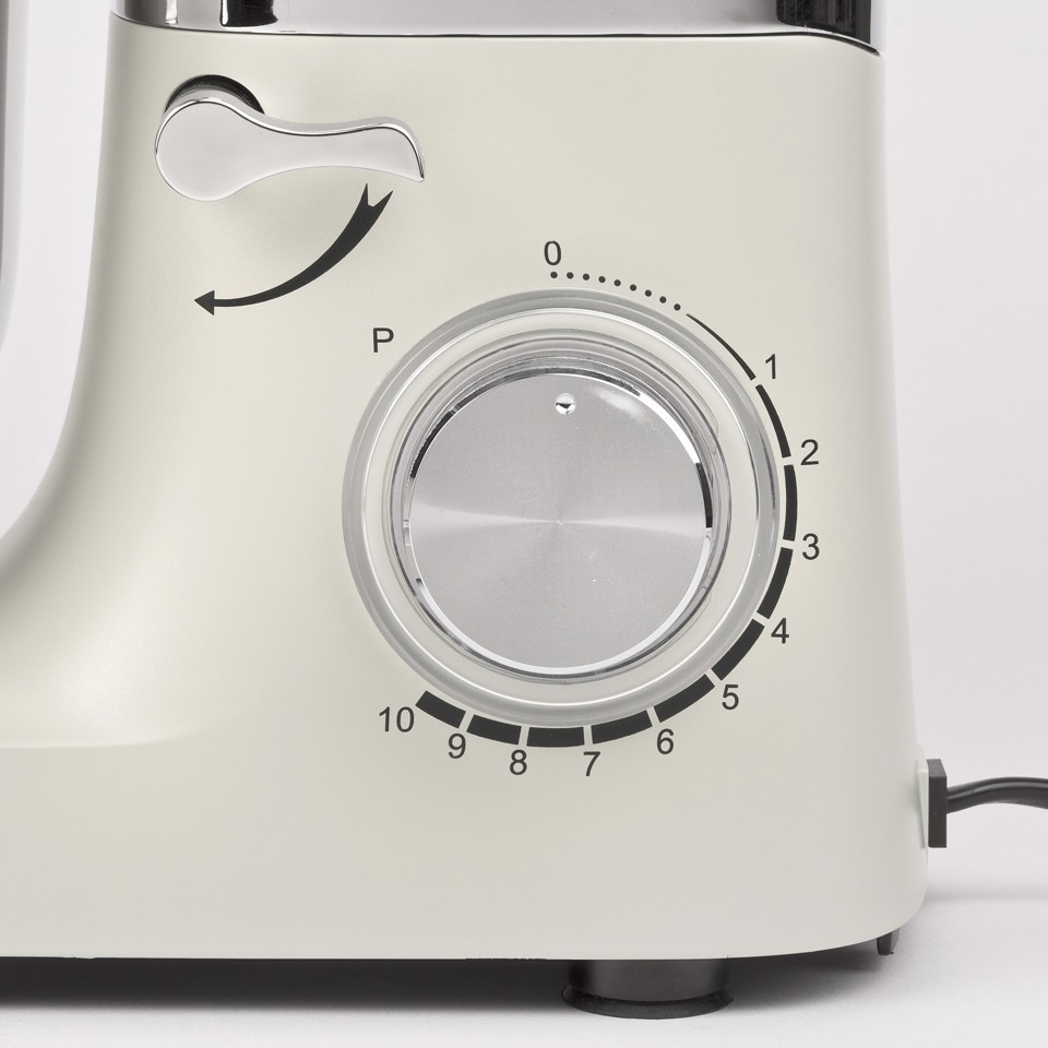 Girmi IM47 Sbattitore con base 1300 W Beige, Acciaio inossidabile