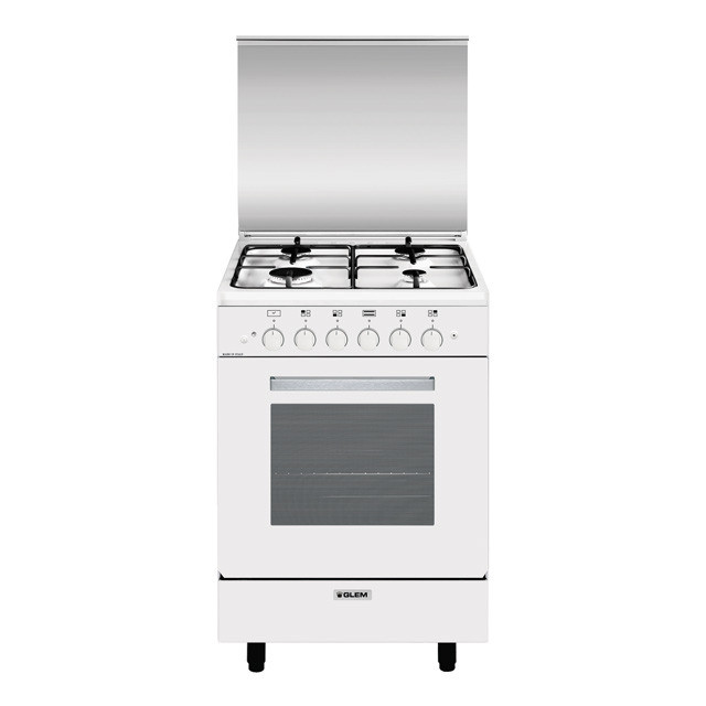 Glem Gas A554GX cucina Piano cottura Bianco A