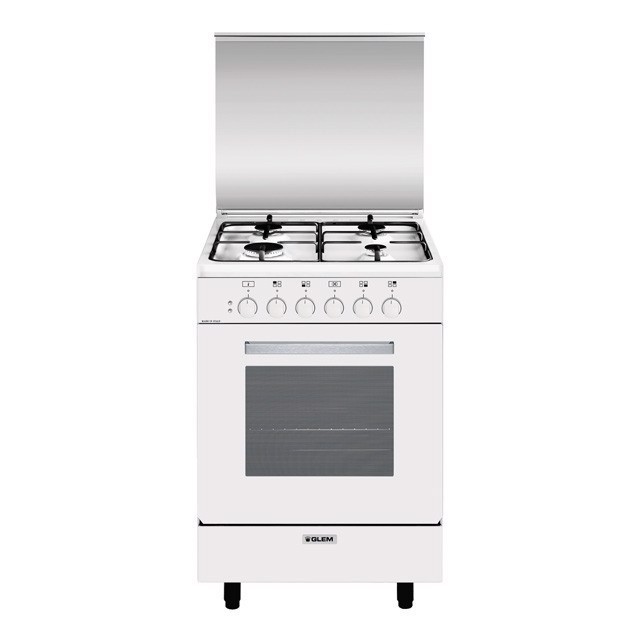 Glem Gas A554MX6 cucina Elettrico Bianco