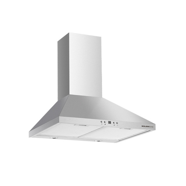 Glem Gas GHP664IX cappa aspirante Cappa aspirante a parete Acciaio inossidabile 729 m³/h A