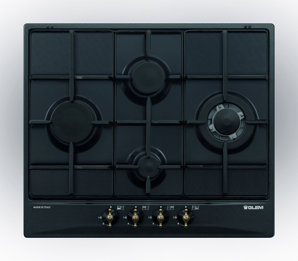 Glem Gas GT645AN piano cottura Antracite Da incasso 60 cm 4 Fornello(i)