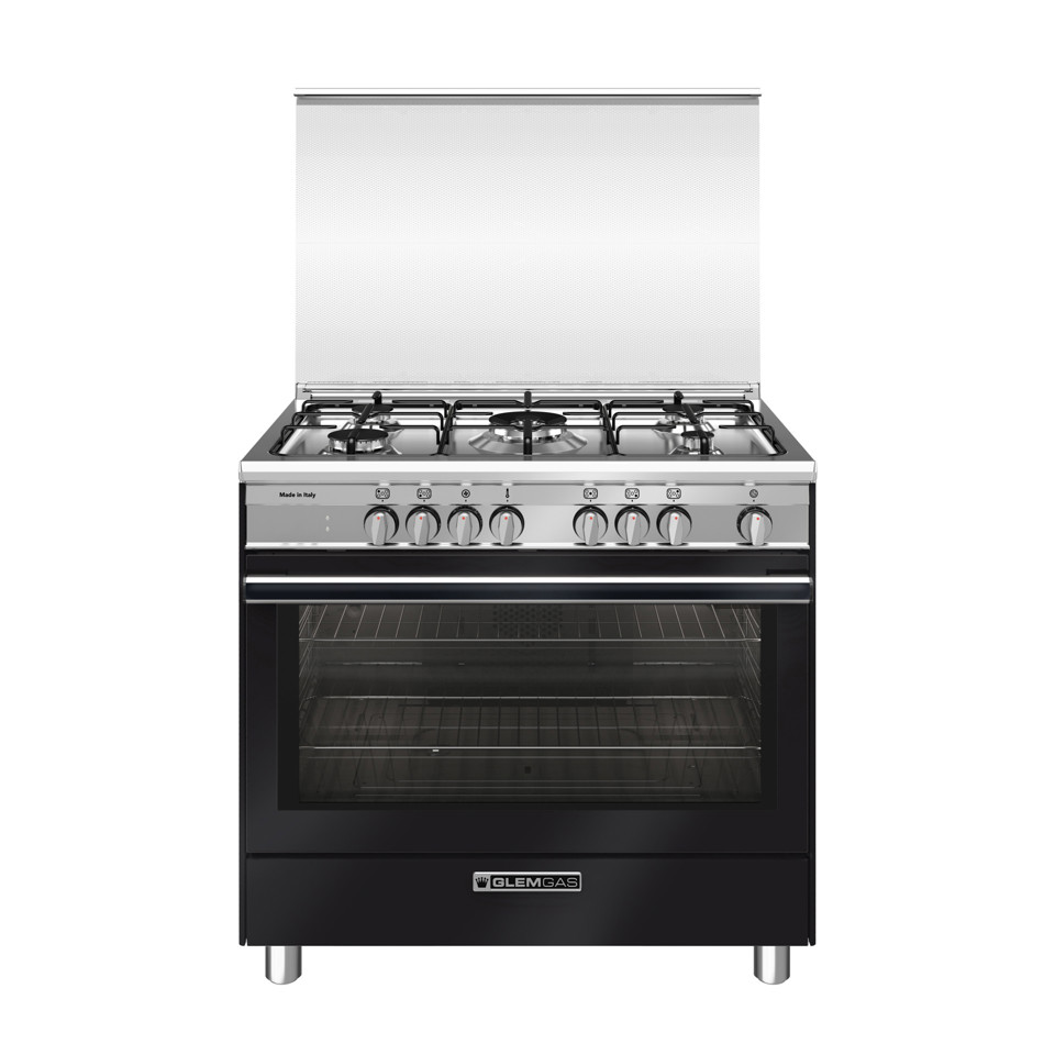 Glem Gas SB965MBK cucina Piano cottura Nero A+