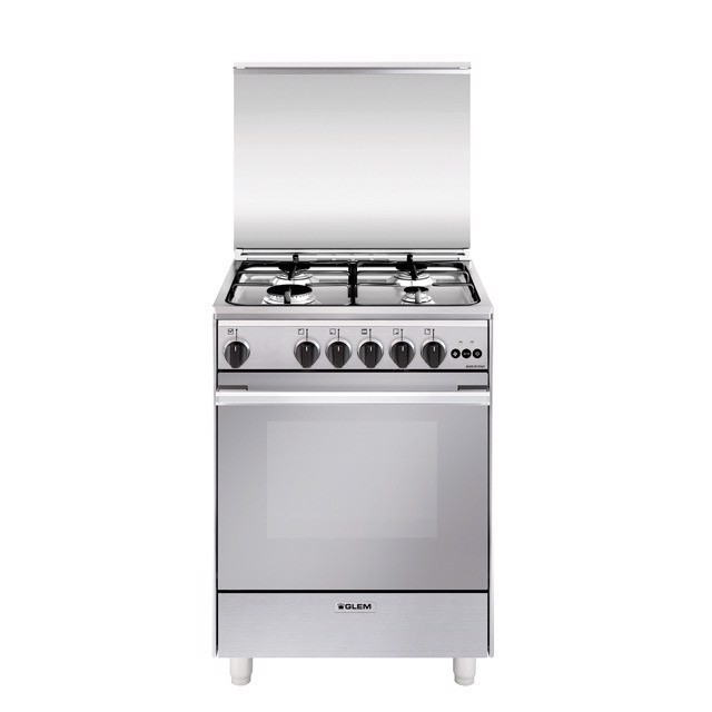 Glem Gas U654VI cucina Elettrico/Gas Acciaio inox