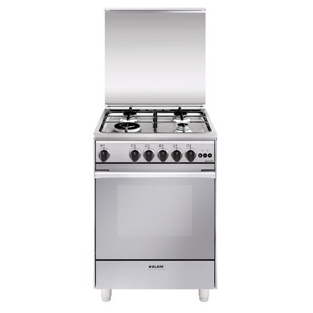 Glem Gas U664VI cucina Elettrico/Gas Acciaio inox