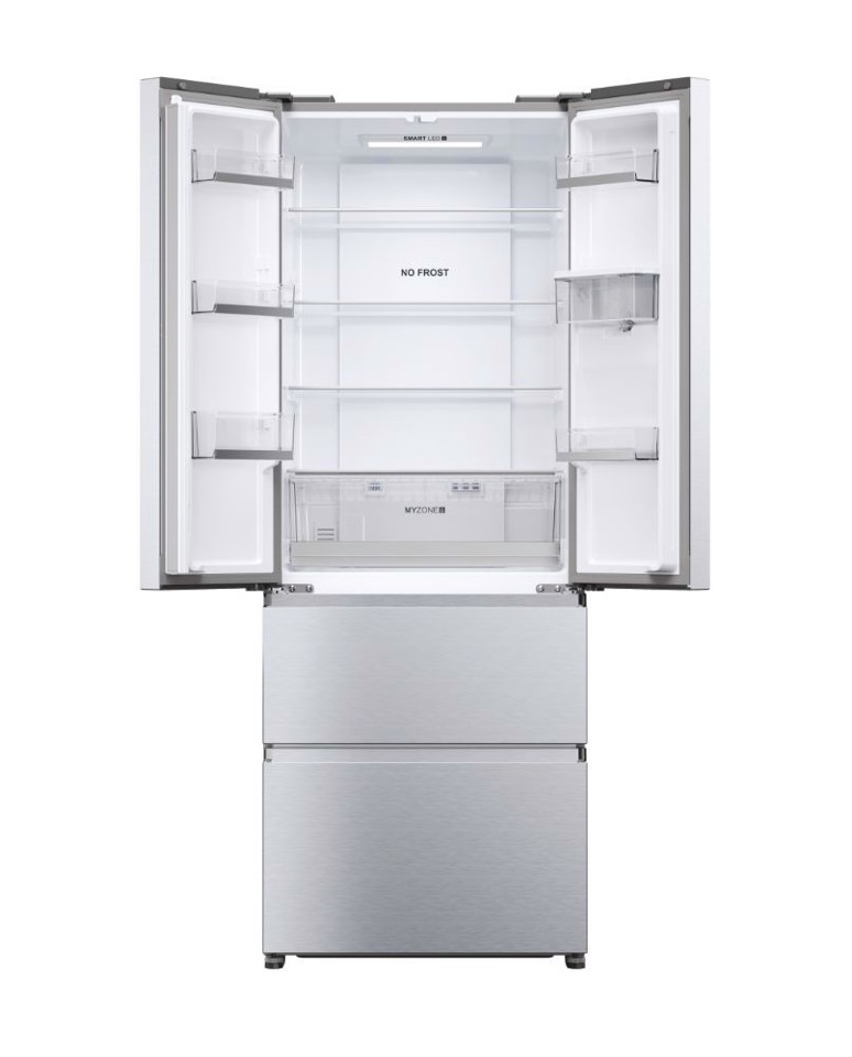 Haier FD 70 Serie 5 HFR5719EWMG frigorifero side-by-side Libera installazione 444 L E Argento