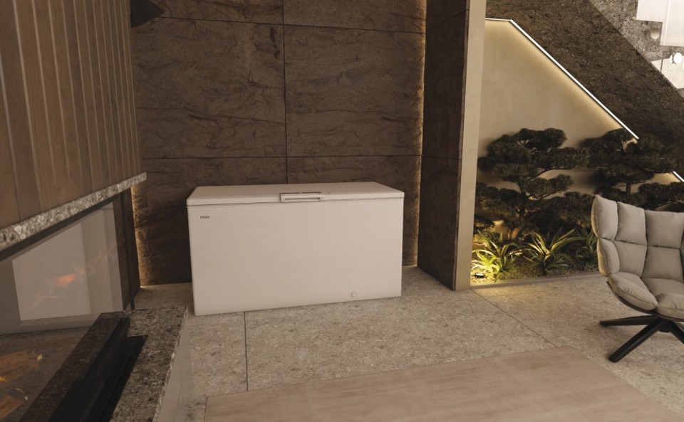 Haier HCE520D Congelatore a pozzo Libera installazione 508 L E Bianco