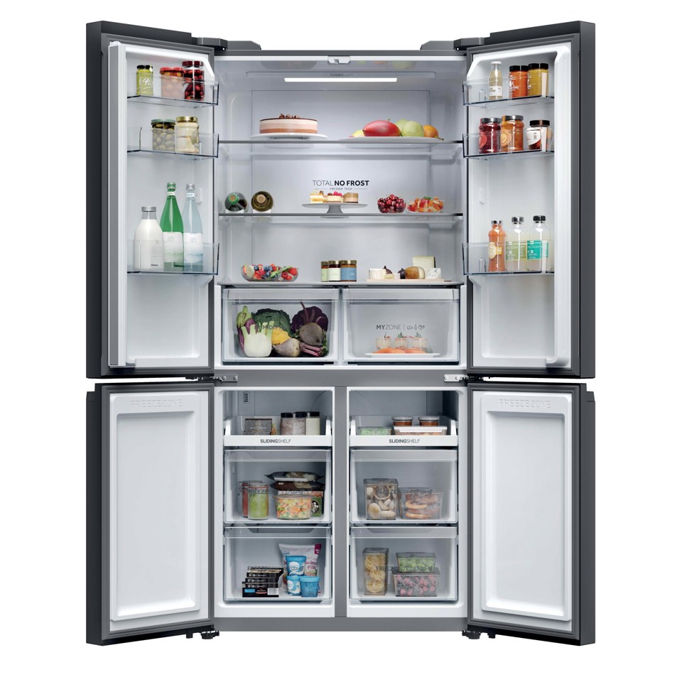 Haier HCR39F19ENPT frigorifero side-by-side Libera installazione 646 L E Antracite