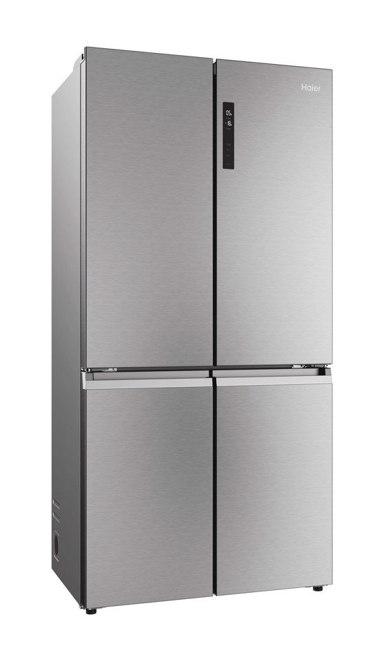 Haier HCR5919ENMP Libera installazione 528 L Platino, Acciaio inox