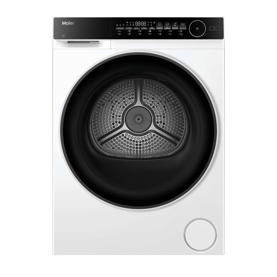 Haier HD100-C367LU1-S asciugatrice Libera installazione Caricamento frontale 10 kg Nero, Bianco