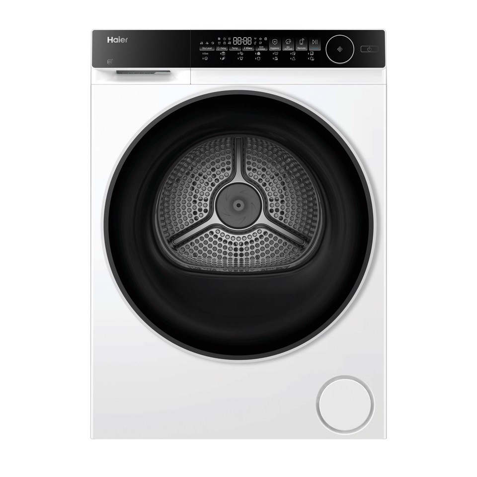 Haier HD100-C367LU1-S asciugatrice Libera installazione Caricamento frontale 10 kg Nero, Bianco