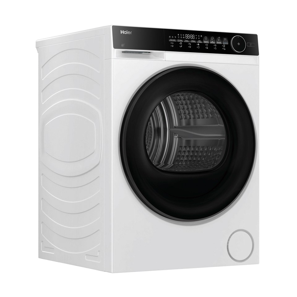 Haier HD100-C367LU1-S asciugatrice Libera installazione Caricamento frontale 10 kg Nero, Bianco