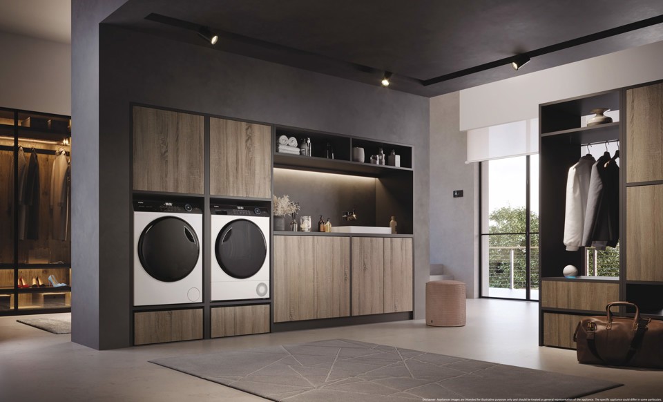 Haier HD110-A2959E asciugatrice Libera installazione Caricamento frontale 11 kg Bianco