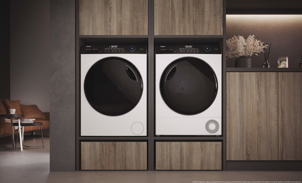 Haier HD110-A2959E asciugatrice Libera installazione Caricamento frontale 11 kg Bianco