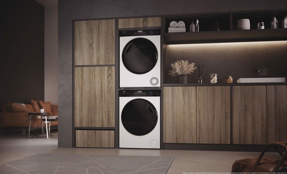 Haier HD110-A2959E asciugatrice Libera installazione Caricamento frontale 11 kg Bianco