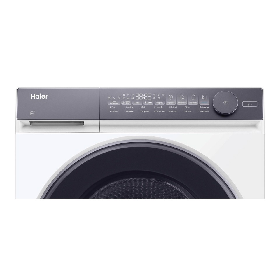 Haier HD80-C367TU1-IT asciugatrice Libera installazione Caricamento frontale 8 kg Bianco