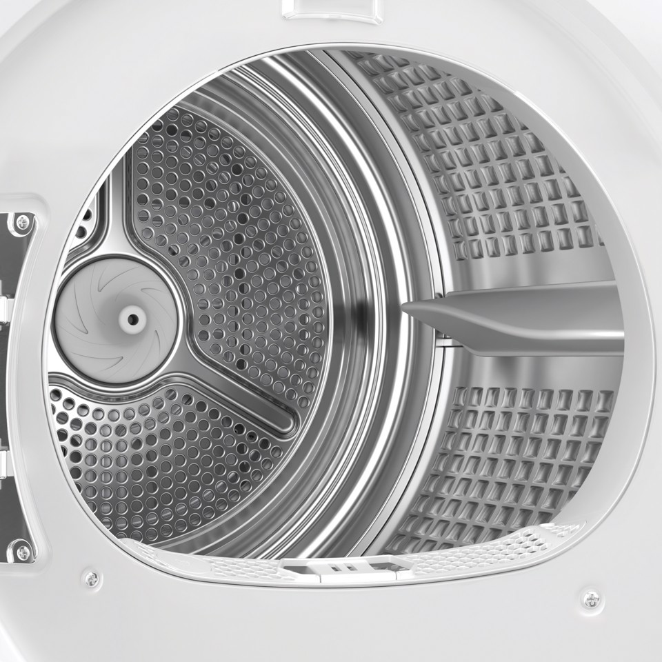 Haier HD80-C367TU1-IT asciugatrice Libera installazione Caricamento frontale 8 kg Bianco