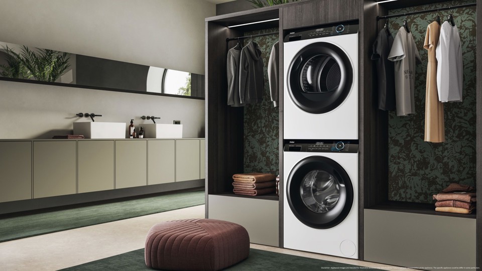 Haier HD90-A3939 asciugatrice Libera installazione Caricamento frontale 9 kg Bianco