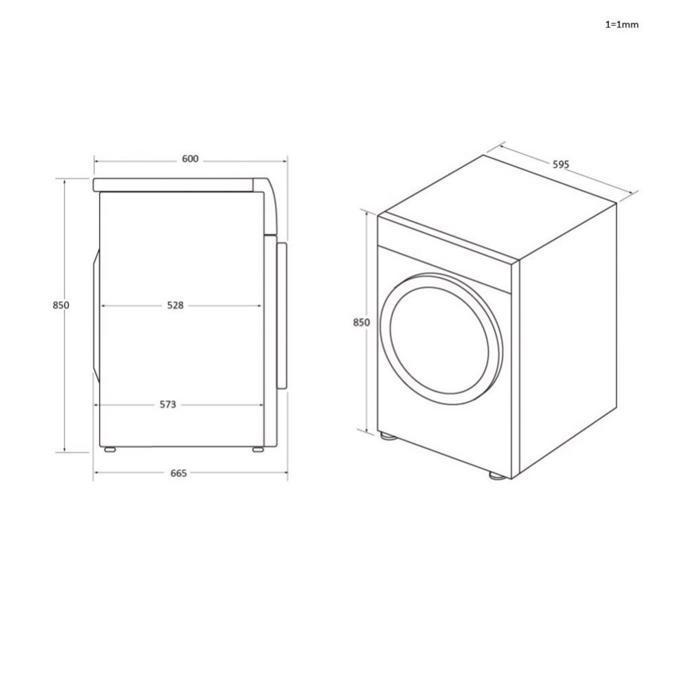 Haier HD90-A3939 asciugatrice Libera installazione Caricamento frontale 9 kg Bianco
