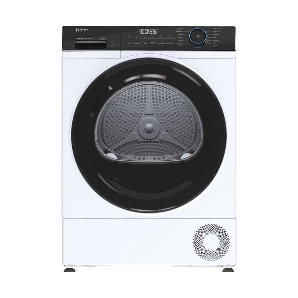 Haier HD90-A3939E asciugatrice Libera installazione Caricamento frontale 9 kg Bianco