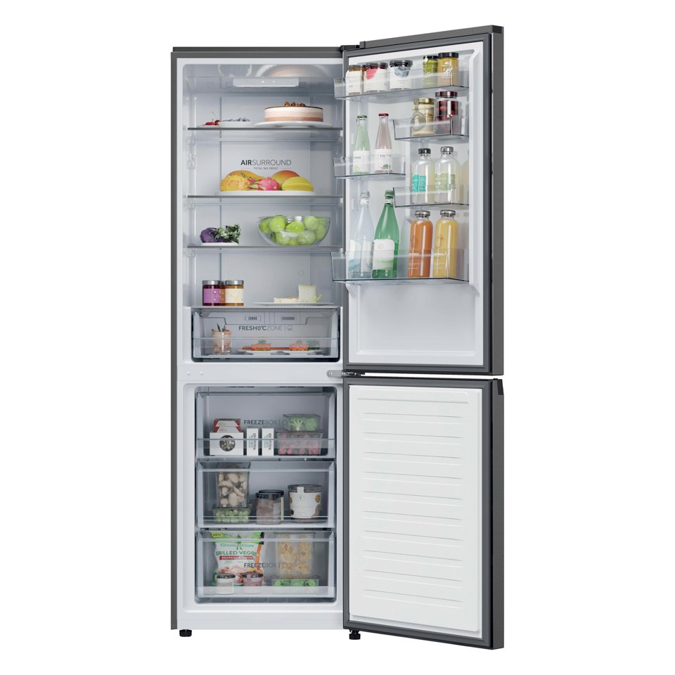 Haier HDPR1618ANPD Libera installazione 355 L A Acciaio inox