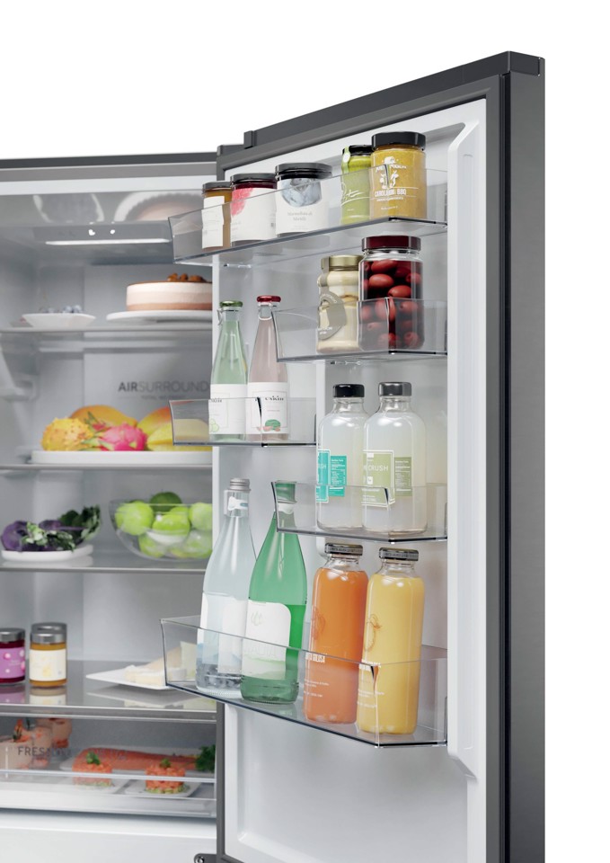 Haier 2D 60 Series 1 PRO HDPR1618ANPD Libera installazione 355 L Acciaio inox