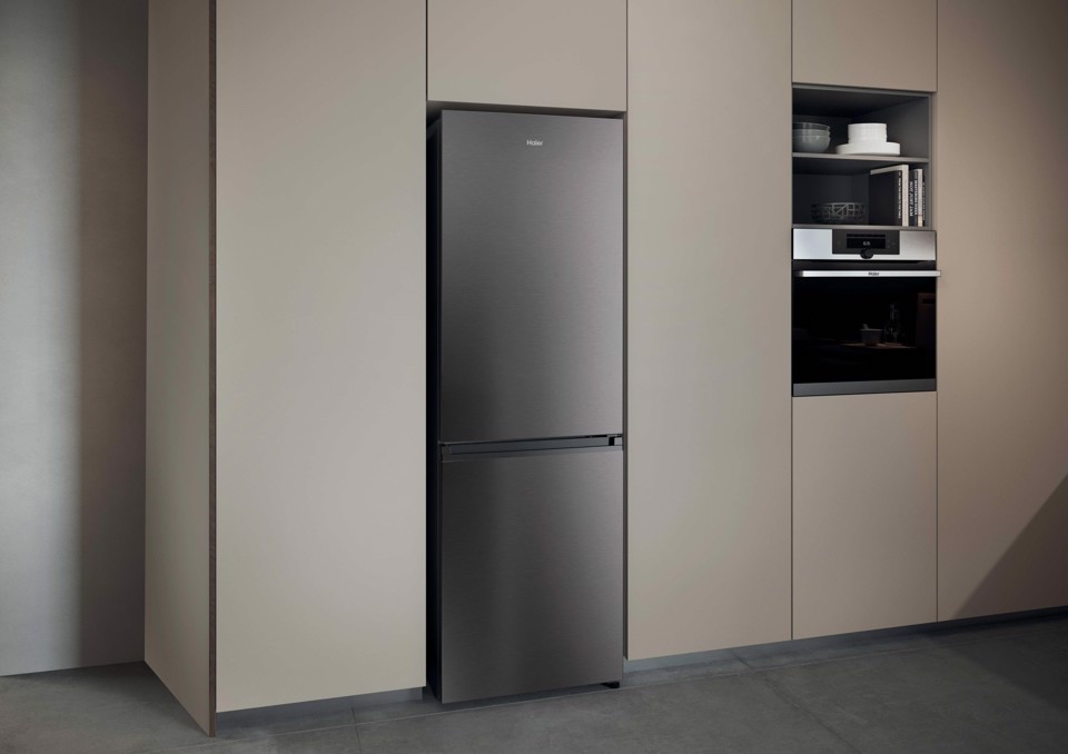 Haier 2D 60 Series 1 PRO HDPR1618ANPD Libera installazione 355 L Acciaio inox