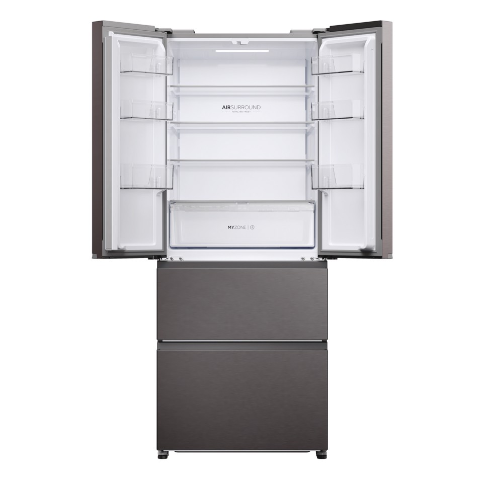 Haier HFR3718ENMD Libera installazione 402 L Acciaio inox