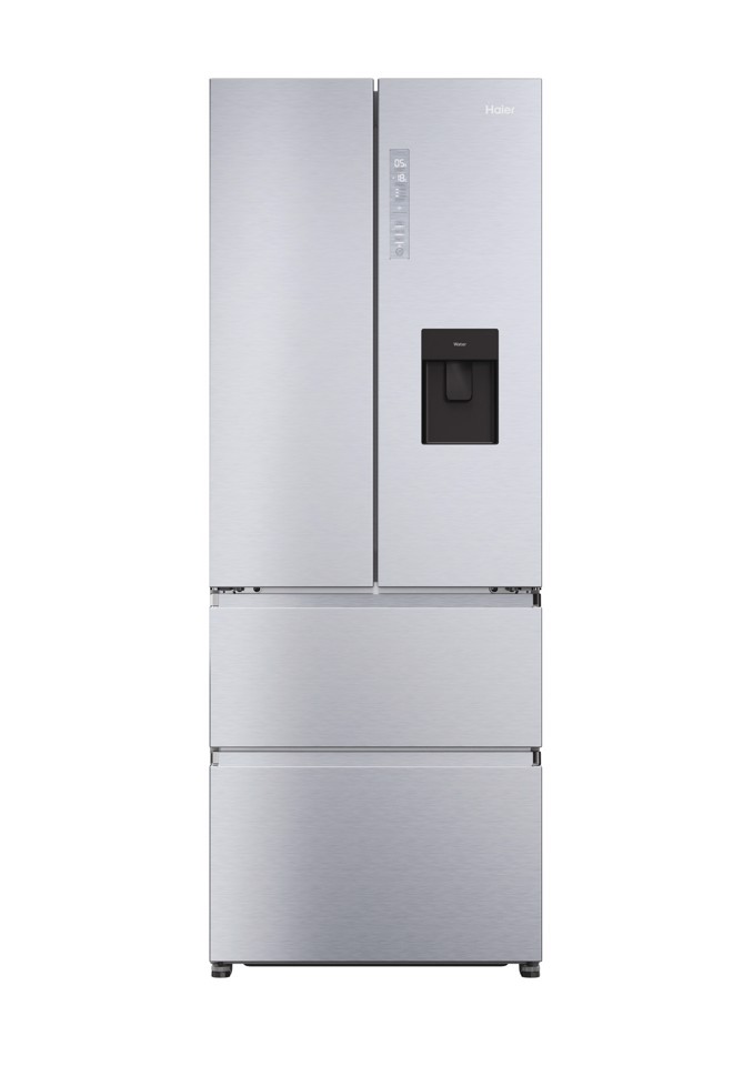 Haier HFR5719EWMG Libera installazione 444 L Argento