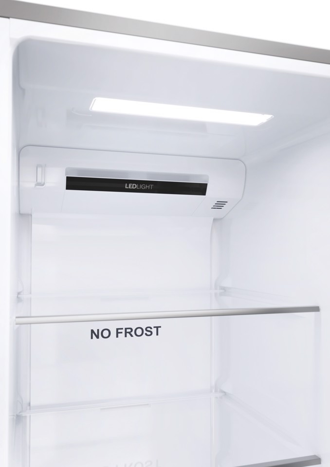 Haier SBS 90 Series 5 HSR5918DNMP Libera installazione 528 L Platino, Acciaio inox