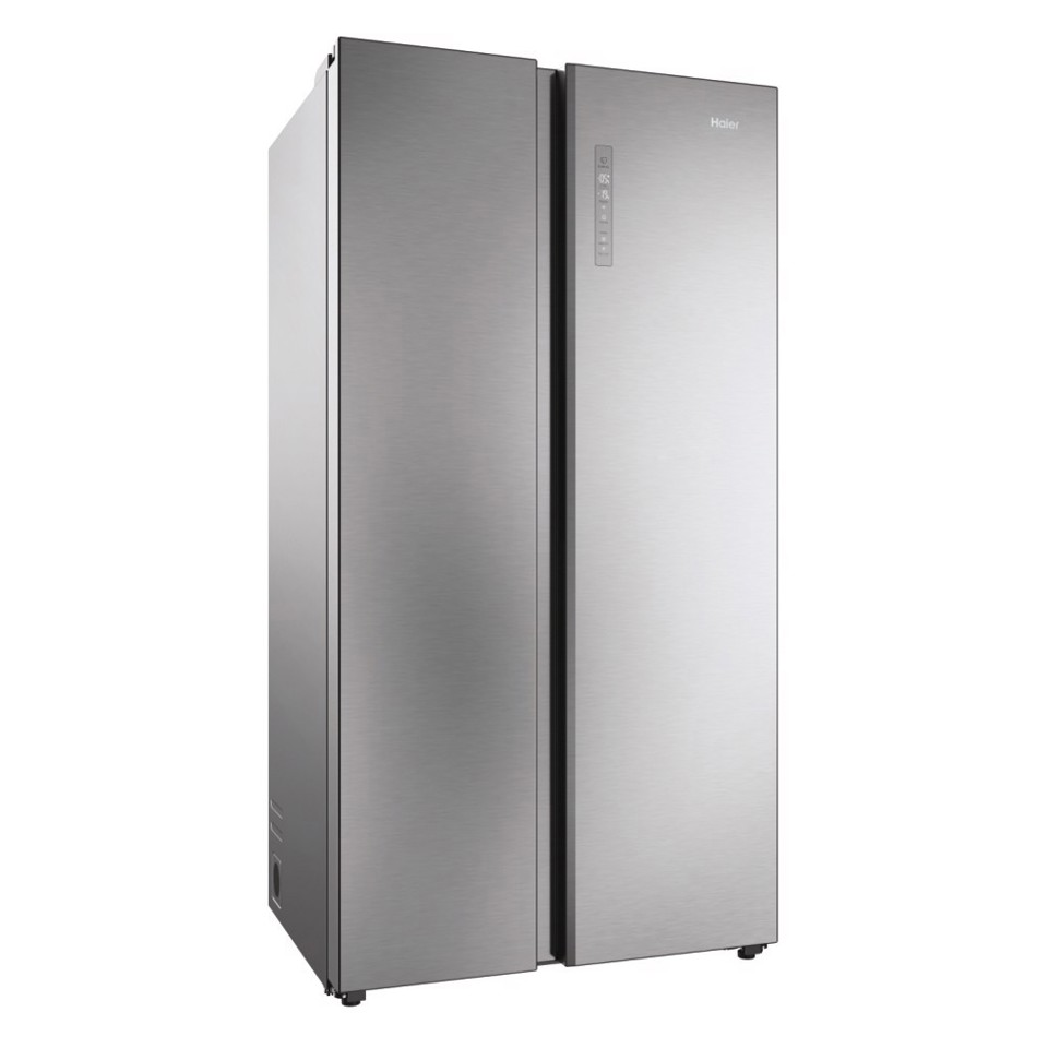 Haier HSW79F18ANMM frigorifero side-by-side Incasso/libero 611 L A Platino, Acciaio inox