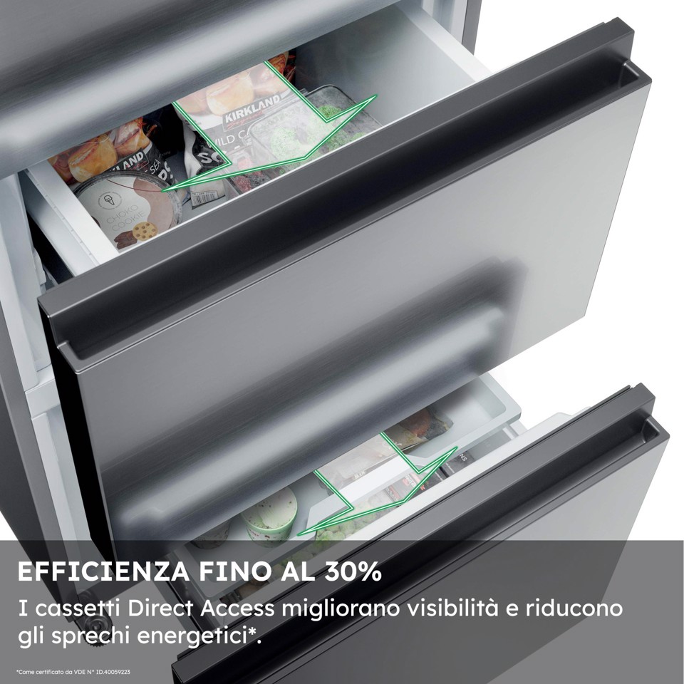 Haier 3D 55 Series 3 HTR3518ENMX Libera installazione 303 L Acciaio inox