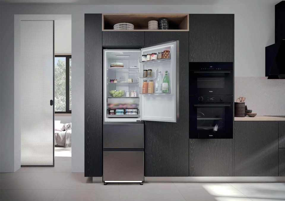 Haier 3D 55 Series 3 HTR3518ENMX Libera installazione 303 L Acciaio inox