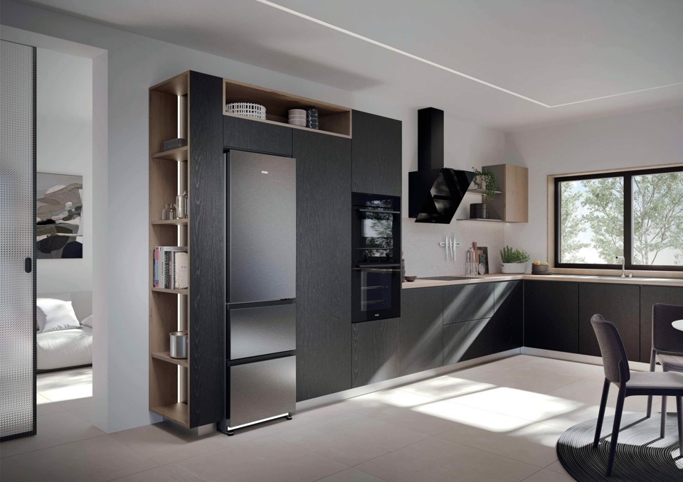 Haier 3D 55 Series 3 HTR3518ENMX Libera installazione 303 L Acciaio inox