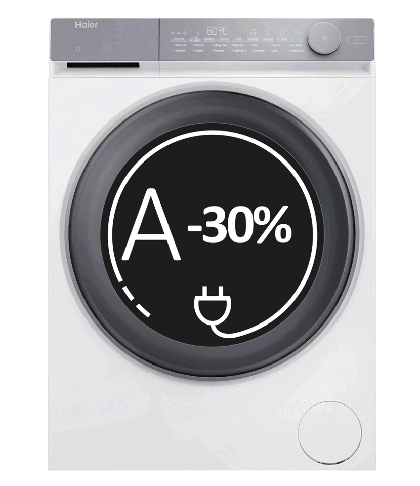 Haier HW100-B14367U-IT lavatrice Caricamento frontale 10 kg 1400 Giri/min Bianco