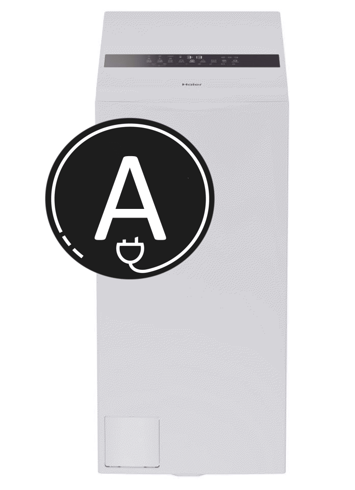 Haier HW90-BPD13386U1 lavatrice Caricamento dall'alto 9 kg 1300 Giri/min Bianco