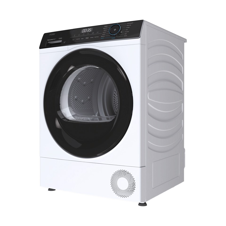 Haier I-Pro Serie 3, Asciugatrice 9 KG, Classe C, Bianco, Inverter, I-Refresh, Wi-Fi, Hygienic, HD90-A3939E-IT