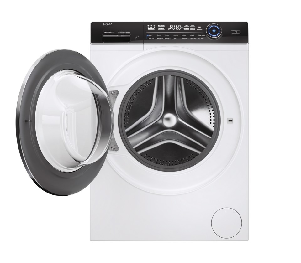 Haier I-Pro Serie 7 Plus, Lavatrice Carica Frontale 12 KG, 30% più efficente della classe A, 1400 giri, Bianco, Direct Motion, Refresh, Wi-Fi, HW120B14979NEUIT