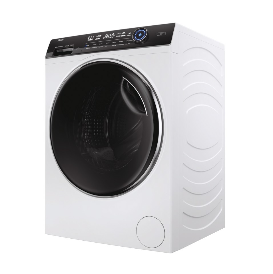 Haier I-Pro Serie 7 Plus, Lavatrice Carica Frontale 12 KG, 30% più efficente della classe A, 1400 giri, Bianco, Direct Motion, Refresh, Wi-Fi, HW120B14979NEUIT