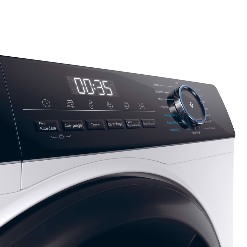 Haier I-Pro Series 3 HW80-B14939 lavatrice Caricamento frontale 8 kg 1400 Giri/min A Bianco