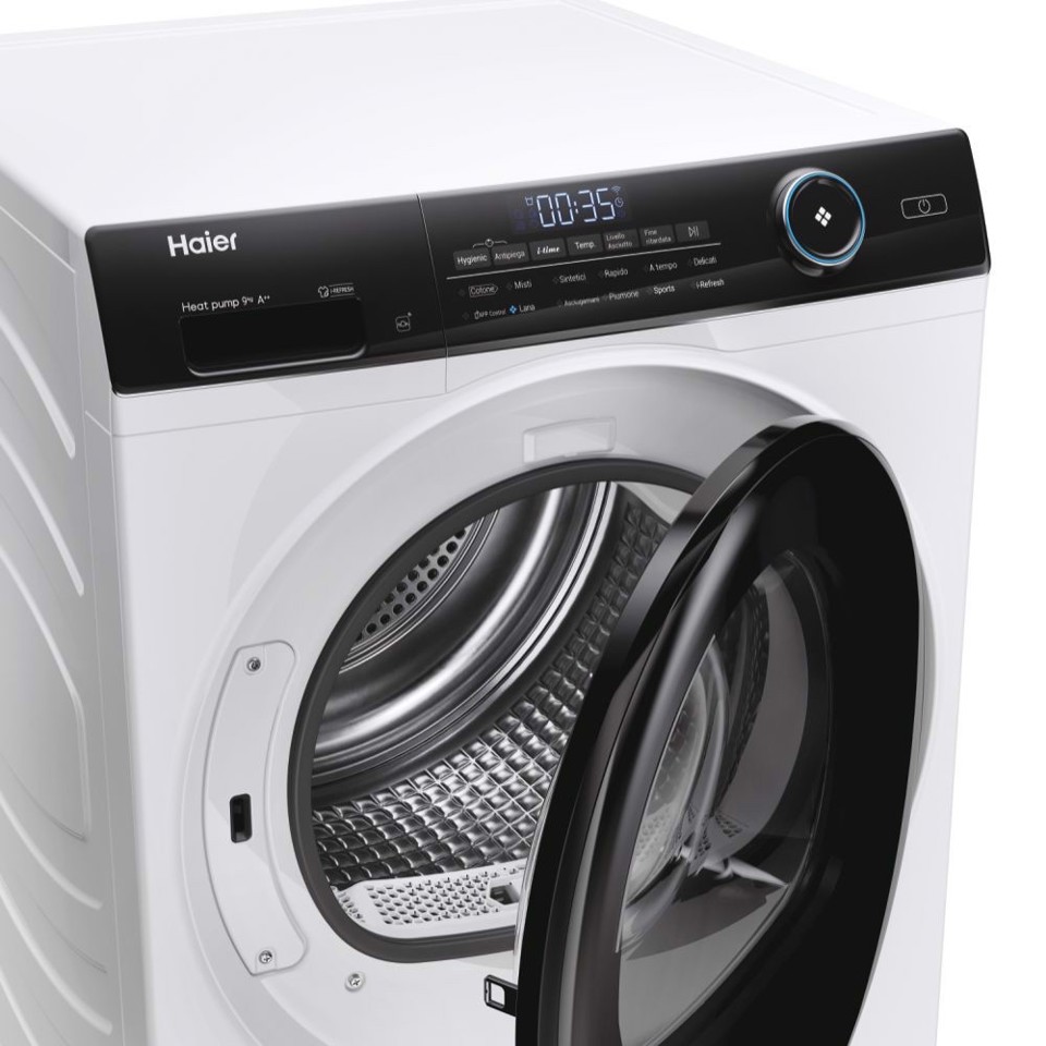 Haier I-Pro Series 5 HD90-A3959 asciugatrice Libera installazione Caricamento frontale 9 kg A+++ Bianco