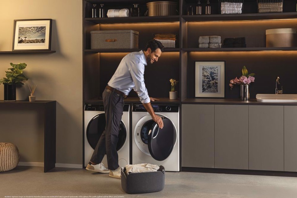 Haier I-Pro Series 5 HD90-A3959 asciugatrice Libera installazione Caricamento frontale 9 kg A+++ Bianco