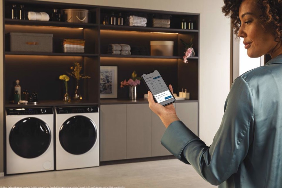 Haier I-Pro Series 5 HD90-A3959 asciugatrice Libera installazione Caricamento frontale 9 kg A+++ Bianco