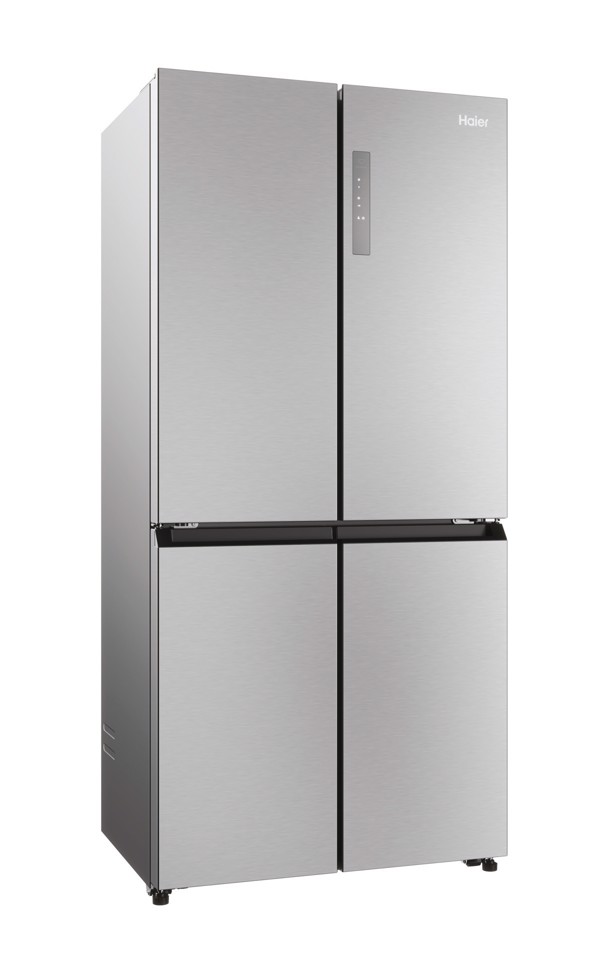Haier Multidoor HCR3818ENMM ClasseE 467lt-Platino, Stainless steel