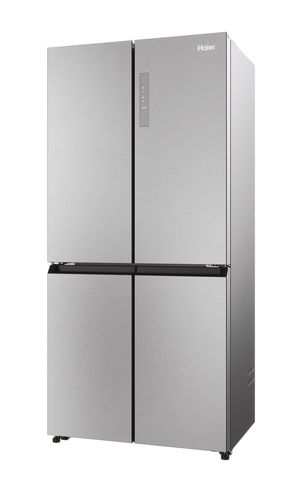 Haier Multidoor HCR3818ENMM ClasseE 467lt-Platino, Stainless steel