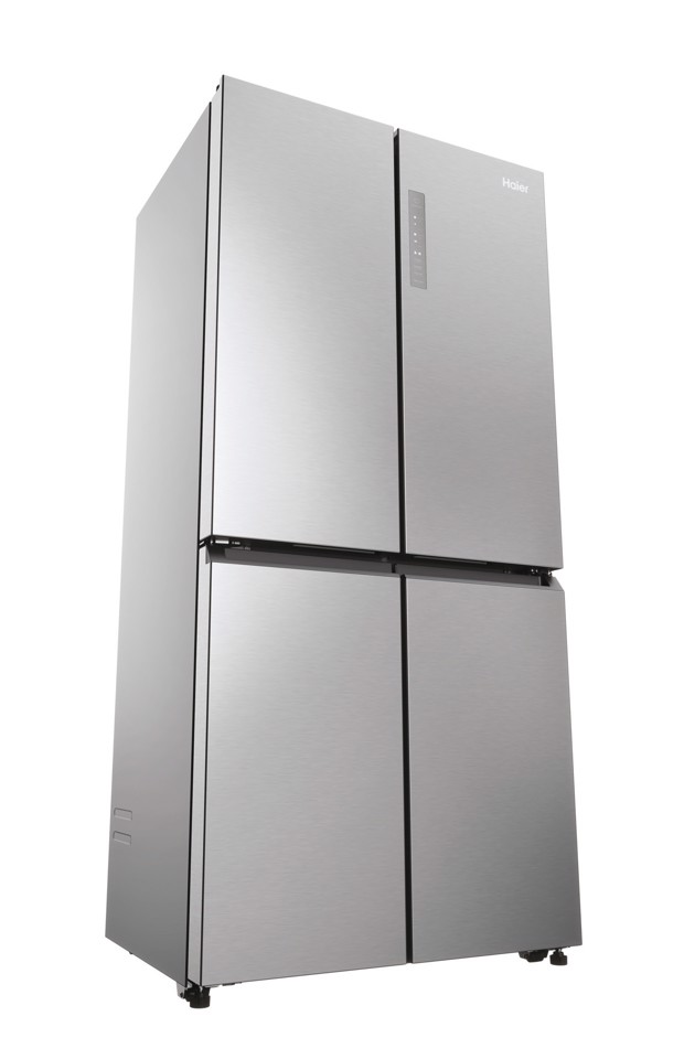 Haier Multidoor HCR3818ENMM ClasseE 467lt-Platino, Stainless steel