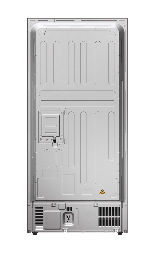 Haier Multidoor HCR3818ENMM ClasseE 467lt-Platino, Stainless steel