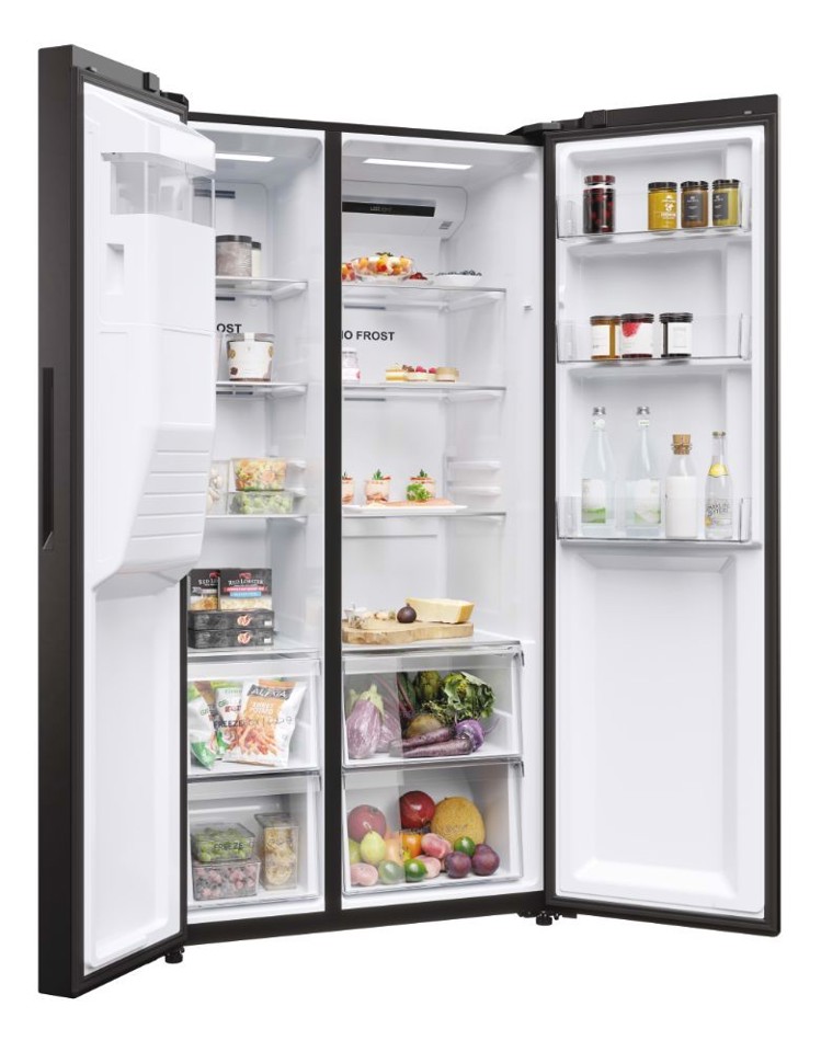 Haier SBS 90 Serie 5 HSR5918DIPB frigorifero side-by-side Libera installazione 511 L D Nero