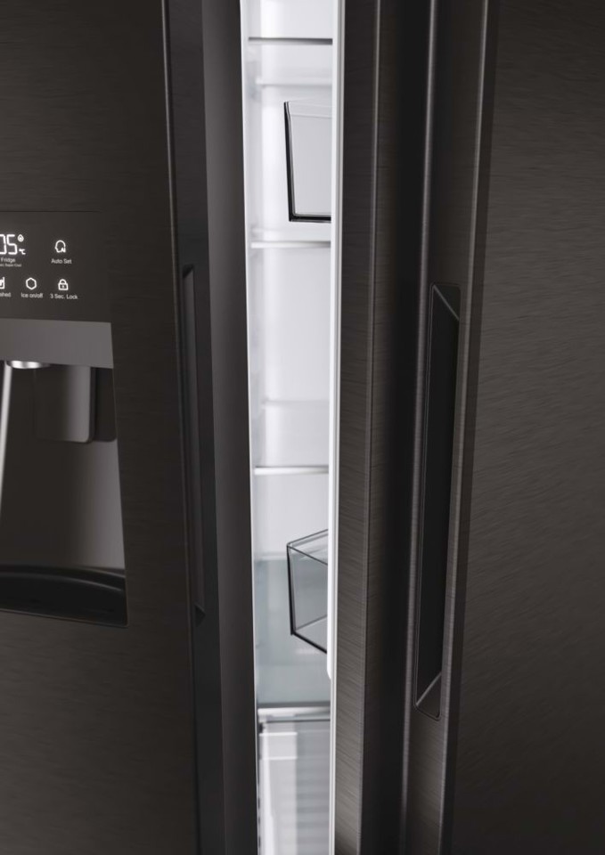 Haier SBS 90 Serie 5 HSR5918DIPB frigorifero side-by-side Libera installazione 511 L D Nero
