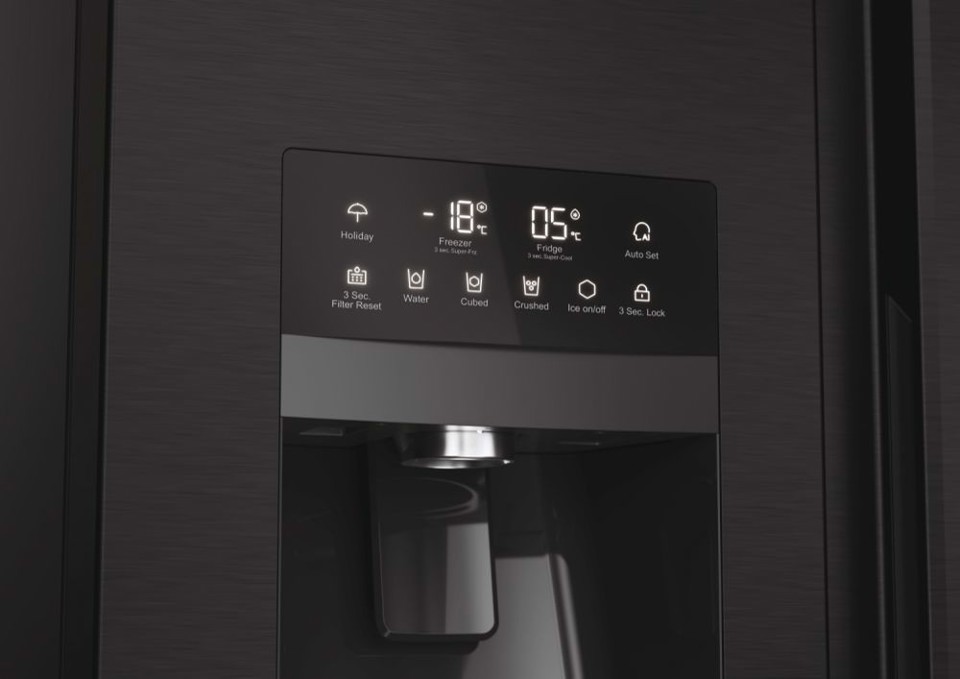 Haier SBS 90 Serie 5 HSR5918DIPB frigorifero side-by-side Libera installazione 511 L D Nero